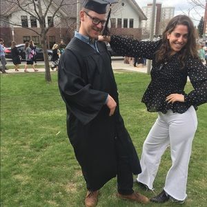 Zara polka dot blouse